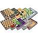 Merchant Ambassador: Classic Games, 100 Games, Enjoy 100 Different Games, Includes 5 Double-Sided Playing Boards, Fun for Children and Adults, For Ages 3 and up