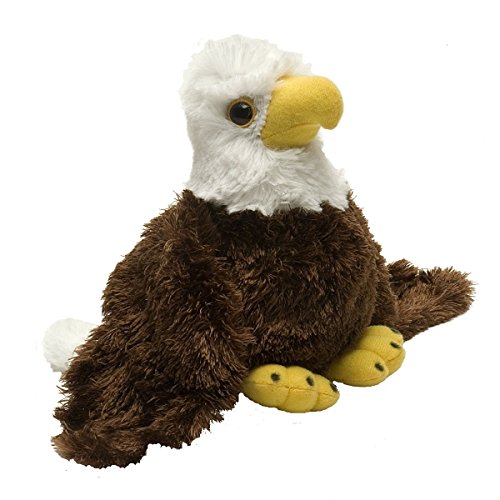 Wild Republic 15257 16269 Hug´EMS Stofftier Weißkopfseeadler, Kuscheltier 18 cm, Multi