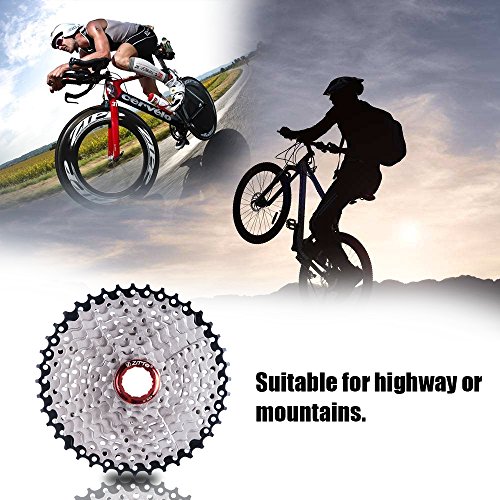 Roda dentada cassete, Romacci 11-40T 9 Speed ​​Wide Ratio Sunrace para bicicleta bicicleta MTB rodas