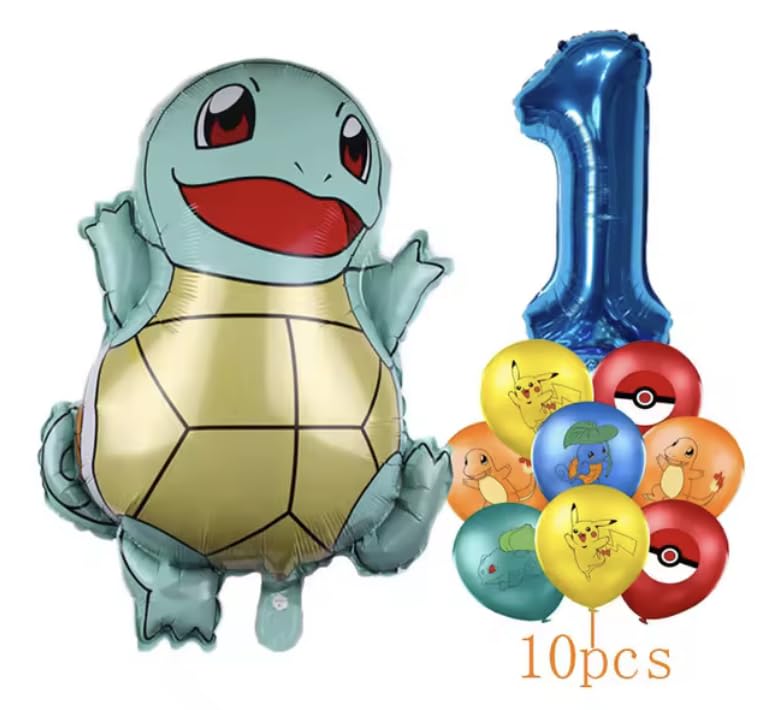 Pokémon Number/Numerical Balloons | 15+ Years | Squirtle | One