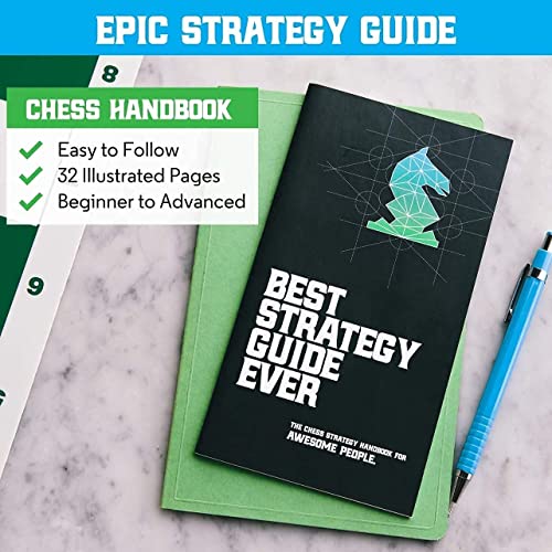 Best Chess Set Ever 4X Classic, Tournament Chess Set With 20 In X 20 In Foldable Silicone Board And Weighted Staunton Pieces, Packs And Travels Easy, Classic Xl Super Heavyweight Edition #TOP6