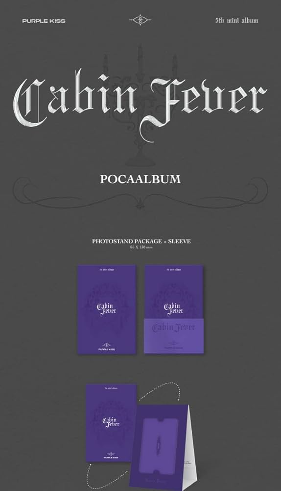 PURPLE KISS Cabin Fever 特典トレカ ゴウン Purple Kiss 5th Mini Album - Cabin Fever – Choice Music LA