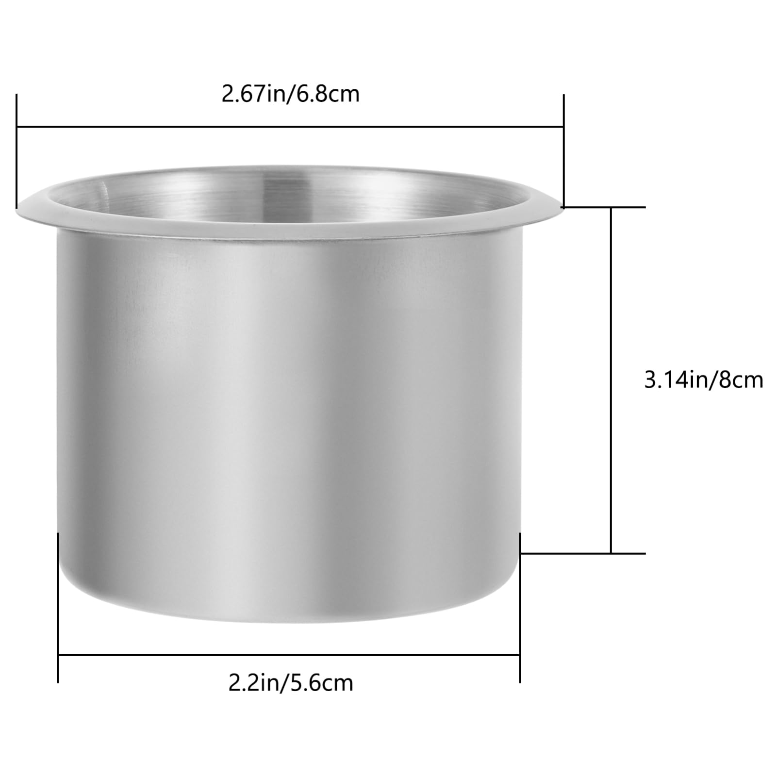 4 Stück Boot Getränkehalter Einbau Cup Holder für Tisch Rv Yacht Robuste und Langlebige Halterung für Getränke Installieren Entfernen Wiederverwendbar