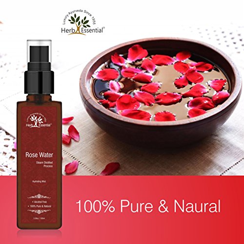 Image of Herb Essential Rose Water Mist - 100 g with Yastimadhu Powder - 50 g