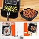 Silikonform Heißluftfritteuse für Ninja Heißluftfritteuse Pro 4.7L 6.2L, Quadrat Silikonform Heißluftfritteuse Zubehör für Ninja Af140Eu Af180Eu, Wiederverwendbares Ninja Airfryer Zubehör Silikon Eins