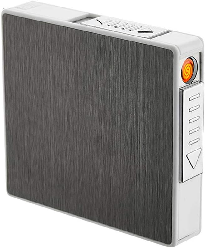 DXIA Cigarette Case with Lighters, Cigarette Box, 20pcs Regular