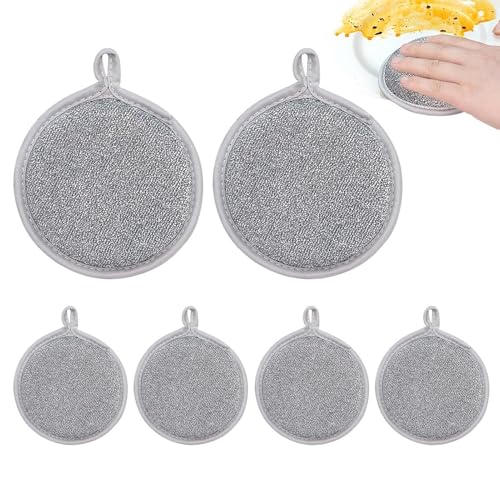 Paño para lavavajillas de cocina - Toallitas de alambre para lavavajillas - Paño de malla de alambre Paños de cocina reutilizables que no rayan para limpieza en seco y húmedo Toallitas de alambre para