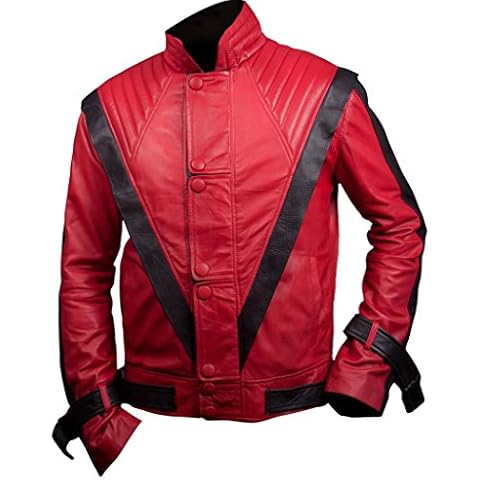Flesh & Hide F&H Men's Michael Jackson Thriller Jacket XL Red Cover