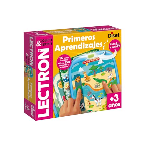 Diset   Lectron Touch con más de 20 Temas educativos, Juguete Educativo para niños a Partir de 3 años