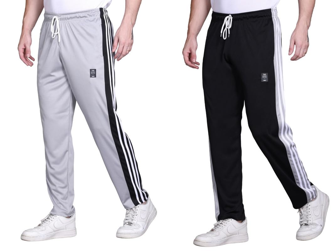 hvbk Men Track Pants (PIK-03-BLACK-03-GREY-COMBO)-picture-17