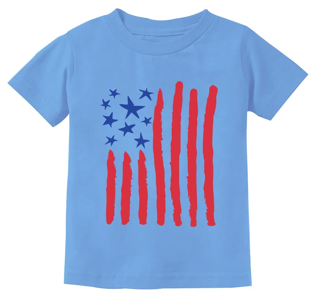Tstars American Flag Boys 4th of July Shirt | USA Patriotic Toddler Kids Tee for Memorial Day & Independence Day