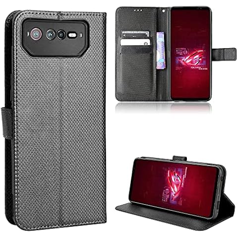 Elubugod PU Leather Case for Asus ROG Phone 6 Cover