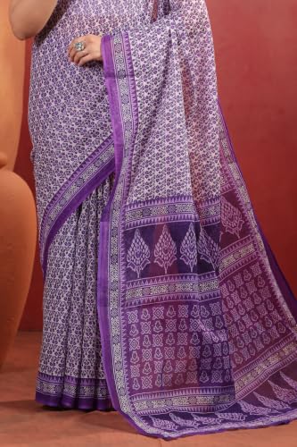 Image of TAMAIRA FASHION Mulmul Pure Cotton Saree For Woman |Office Wear Daily Wear Sarees For Women Without Blouse Piece(Available in 19 Colours)