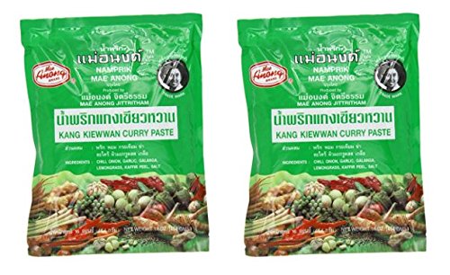 Mae Anong Green Curry Paste, 16-Ounce (Pack of 2)
