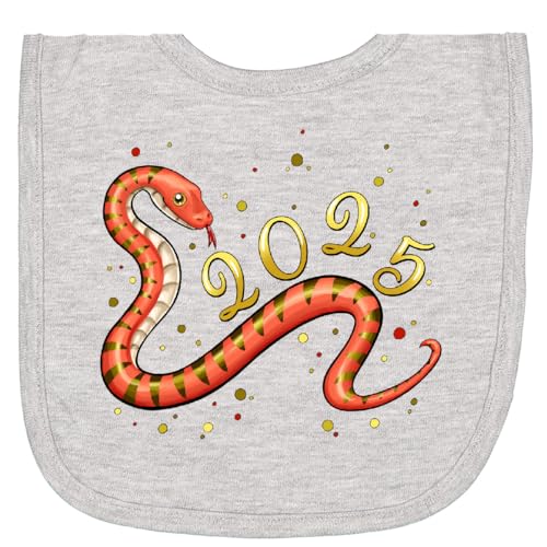 inktastic 2025 Year Of the Snake- New Year Snake Newborn Bib