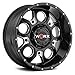 Worx 809BM Rebel Gloss Black with Milled Accents and Clear-Coat Wheel (20x9"/6x135mm, +18mm offset)