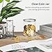 Generic Piggy Banks for, 4 Packs Clear Plastic Coin Storage Jars with Slotted Lid, Change Bank Jars Fit All US, 3.9’’D X 4.7’’H