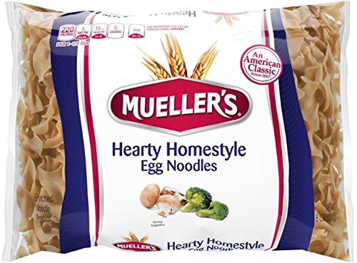 Mueller's Hearty Homestyle Egg Noodles, 8 Ounce (Pack of 12)