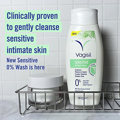 Vagisil Sensitive Intimate Wash for Women - 250ml, pH Balanced - Image 2