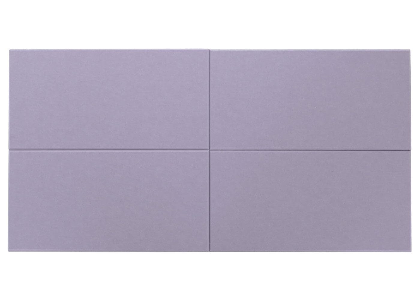 Mendler Zestaw 6 paneli ściennych akustycznych HWC-L52, panele ścienne, płyty akustyczne, izolacja 1 m², powierzchnia 60 x 30 cm, kolor liliowy