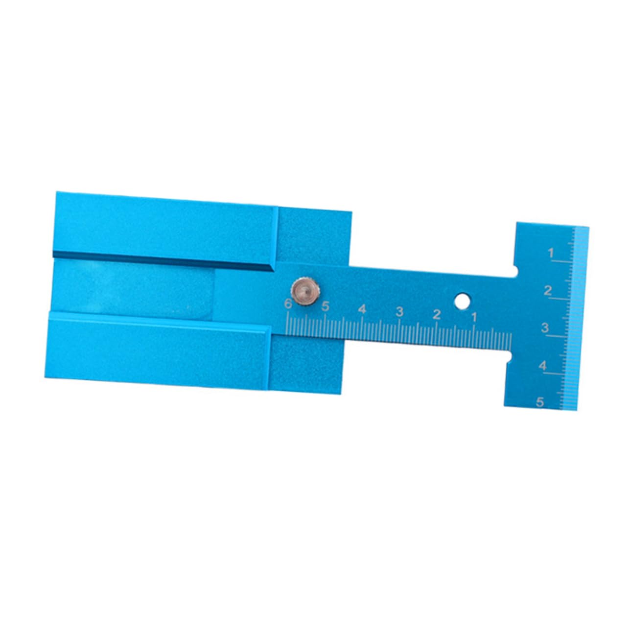 SHINEOFI 3 Piezas medidor de altura regla de altura de la mesa regla de a de carpintero de calibre de carpintería Sky-blue