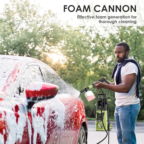 Himotor PRESSURE WASHER 01 Electric Pressure Washer - 4000Psi 2.8Gpm With Nozzle Set, Power Washer With Hose Reel, Foam Cannon Included, Car Wash Machine thumb #4