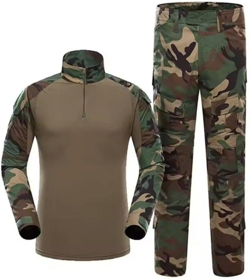 FFI G3 BDU コンバットシャツ　ウッドランド上下セット BDU コンバットシャツ、パンツ 上下セット ウッドランド、Lサイズ