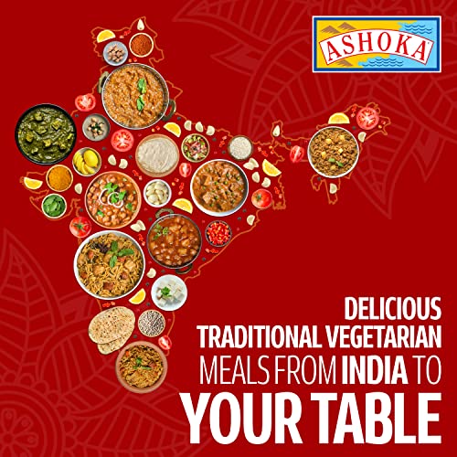 Ashoka Ready To Eat Indian Meals Since 1930, 100% Vegetarian Palak Paneer, All-Natural Traditionally Cooked Indian Food, Plant-Based, Gluten-Free And With No Preservatives, 10 Ounce (Pack Of 5) #TOP1