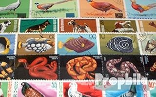 Motives 50 Different Animals Stamps (Stamps for Collectors) Mammals
