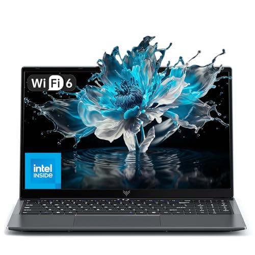 KAIGERR Laptop,16.0inch Laptop Computer with 16GB DDR4 512GB SSD, Windοws 11 Laptop with Ιntel 12th Quad-Core Processor(Up to 3.4GHz), 1920P FHD Display, WiFi 6, USB3.2, Type_C