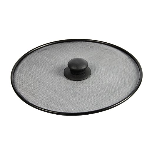 Crealys 512741 Easy Golden Ø Couvercle Anti-Projection INOX 29 x 29 x 3 cm, Argent