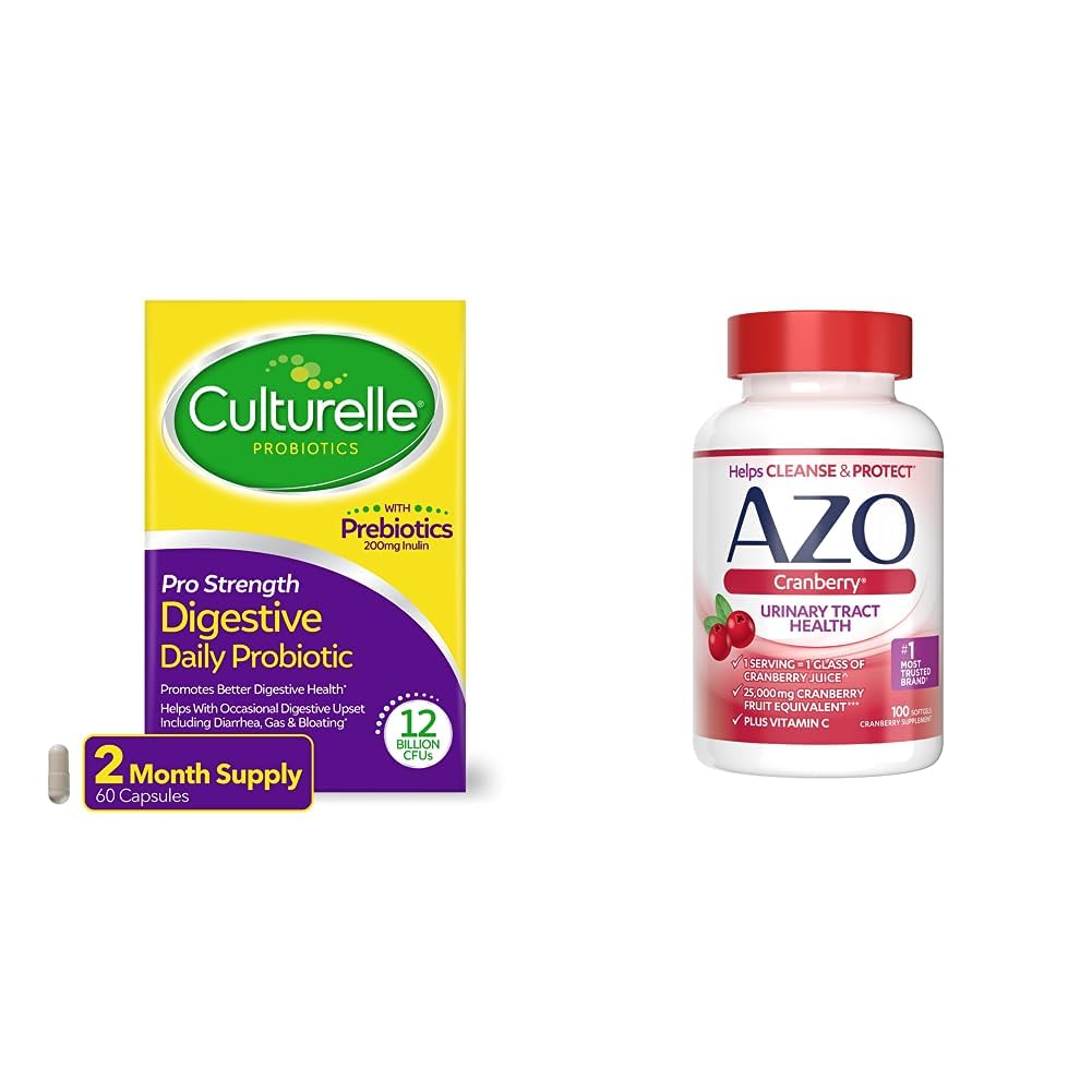 Amazon.com: Culturelle Pro Strength Daily Probiotic + AZO