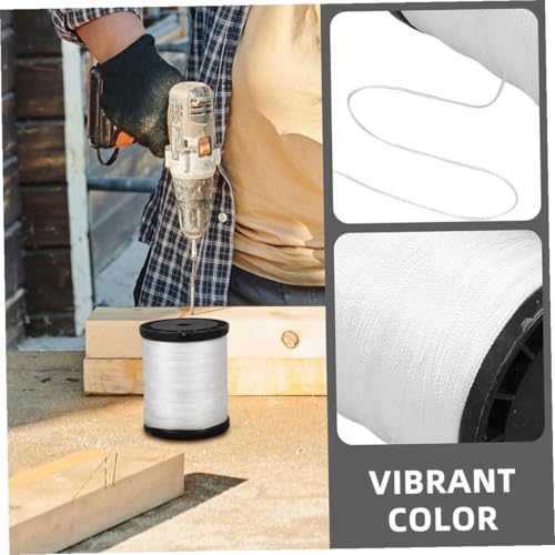 3 Rollos de Cuerda de Nylon para Albañilería – Cuerda Retorcida Resistente para Proyectos de Construcción al Aire Libre miniatura 3