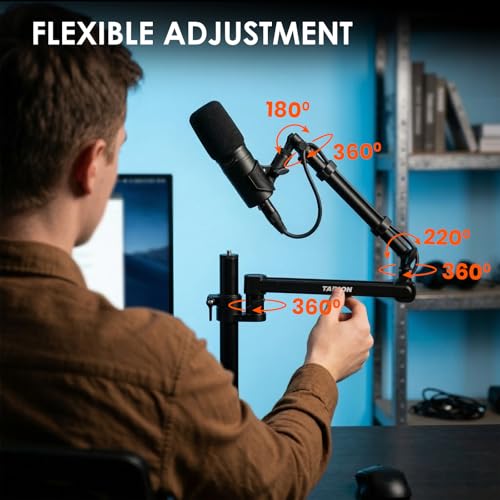 Image of TARION 23.6 inch Modular Microphone Desktop Extension Boom Arm Titanrig Arm M