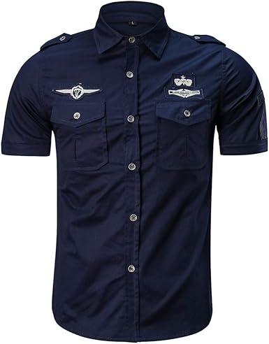 Camisa militar manga corta Clearance