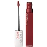 Super Stay Matte Ink Liquid Lipstick Makeup Long Lasting High Impact Color Up to 16H Wear Exhilarator Ruby Red and Voyager Deep Red