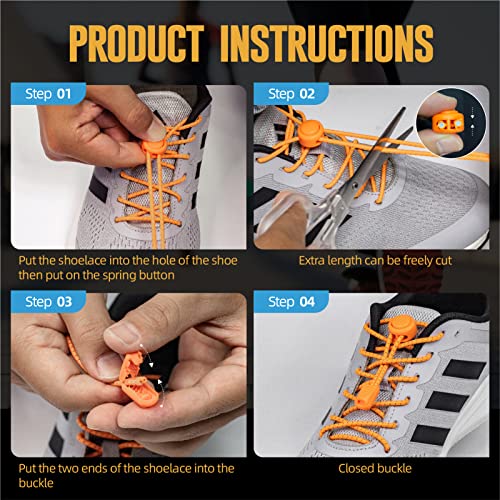 Ilivex No Tie Shoelaces - Tieless Elastic Shoe Laces thumb #4