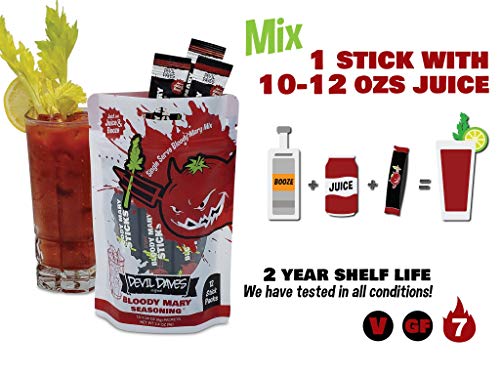 Devil Daves Bloody Mary Seasoning | 12 Pack Pouch - Thumbnail 7