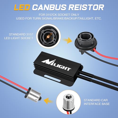 Nilight 1156P LED CANbus Decoder, Pack de 2 miniatura 3