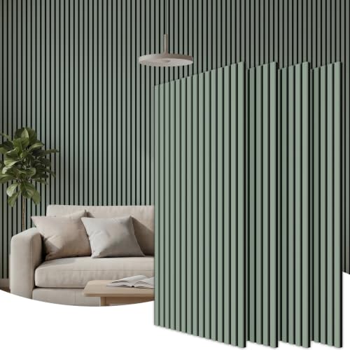 Image of TONOR Wood Slat Acoustic Panels for Wall, 4 Pack 47.2 inch x 23.6 inch(30.94ft虏)