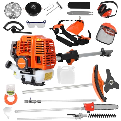 gihusrzx 2025 New Gas Weed Wacker - 52cc 2-Stroke 5 in...