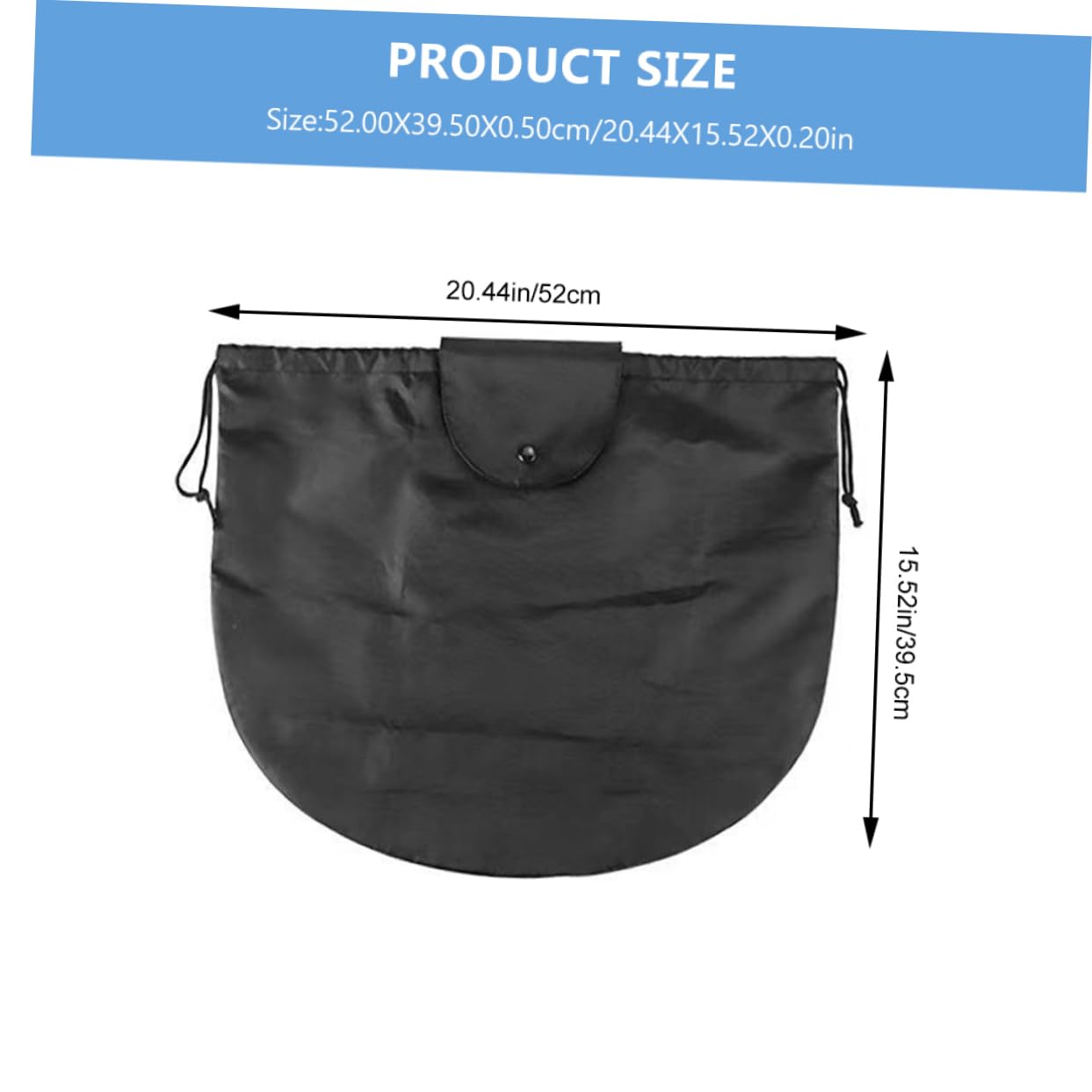 Cabilock Motorcycle Cover Lightweight Breathable Storage Bag Drawstring Pouch for Outdoor Sports