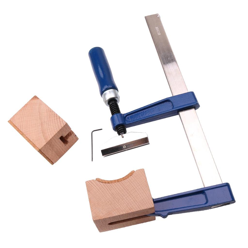 Metal Guitar Repair Mantieni Fretboard Fret Press Tool Con Blocchi Di Legno