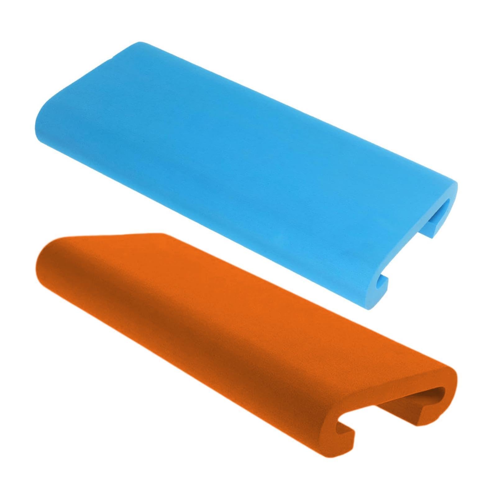 2 Stück Drachenboot Sitzkissen, Multifunktionale, Stoßdämpfende Eva Sitze, Gepolstert für Wettkämpfe, Blau Und Orange