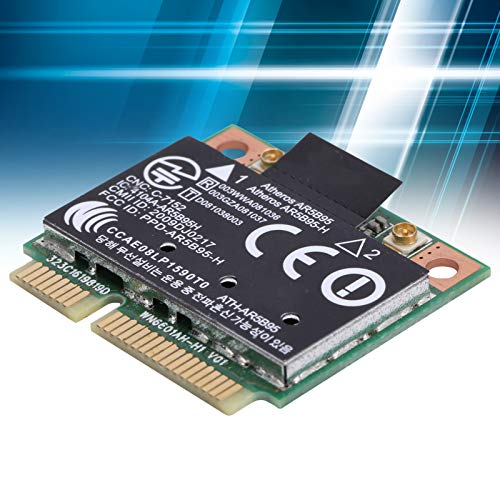 Tarjeta de Red Inalámbrica Gugxiom AR5B95 para Laptop, 150 Mbps 2.4GHz 802.11b/g/n Mini PCI-E interna miniatura 5
