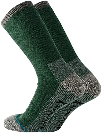 Men's Merino Wool Hiking Socks Breathable Athletic Crew Thicken