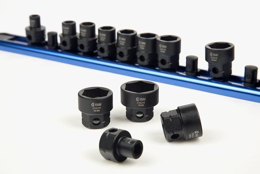 Onе-Dау Sаlе: Uр tо 80% оƒƒ Sunex 3362 3/8 Drive Low Profile Impact Socket Set with Hex Shank MM, 14-Piece