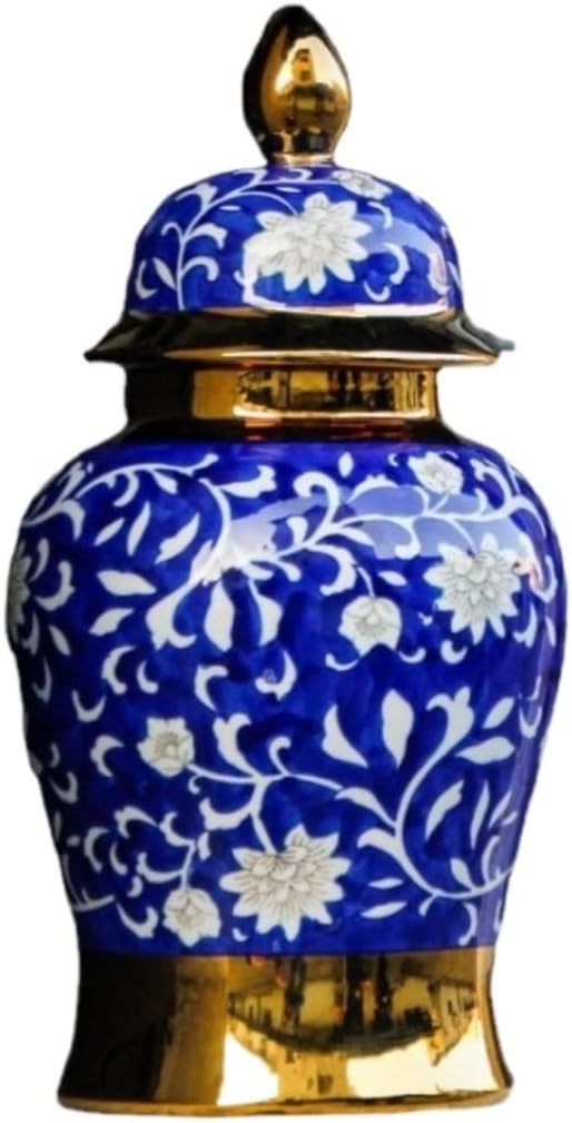 花瓶青小さめ蓋つきモダンお洒落大人可愛いお正月海外インテリアチャイナシノワズリ壺 花瓶青小さめ蓋つきモダンお洒落大人可愛いお正月海外インテリア