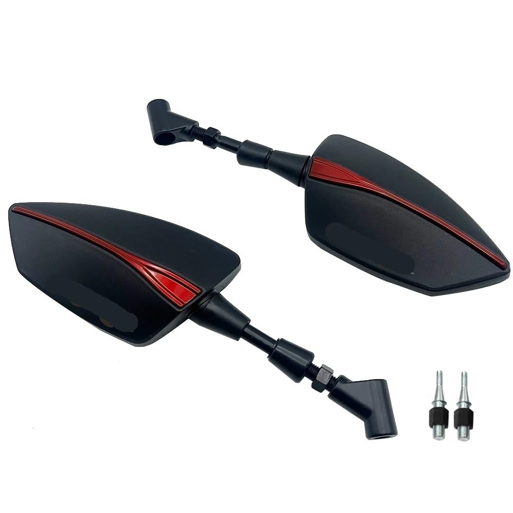 pour Suzuki Bandit GSF 400 600 650 S 1200 1250 M8/M10 Rétroviseur Réglable Universel Rétroviseurs Latéraux Rétroviseurs Moto