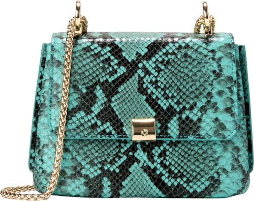 Cole Haan Mini Convertible Chain Bag, Pool Blue...